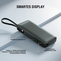 Power Bank Enterprise with integrated USB-C cable 20000mAh 130W spacegrey