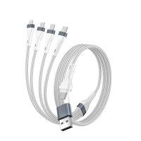 USB-C/A Multi-Charging cable 4in2 25cm, white