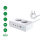 Desk Charger GaN 65W with AC sockets, white