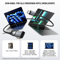 MagSafe 3 Adapter und USB-C Kabel ComboCord 100W 2m schwarz