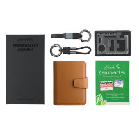 Power Bank PowerWallet 3000mAh, cognac