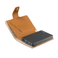 Powerbank PowrWallet 3000mAh, cognac