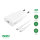 Wall Charger PDPlug Slim 20W GaN 1C and USB-C to Lightning cable 1.5m, white