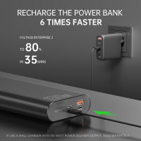 Powerbank Enterprise 2 20000mAh 130W mit Quick Charge, PD, schwarz