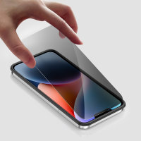 Second Glass Privacy mit Montagerahmen für Apple iPhone SE (4.Gen.)