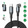 USB-C 540° Magnetic Cable Set GravityCord 240W, 1.8m, black