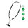 USB-C Necklace PowrCord, black