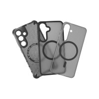 Qi2 Upgrade 3pcs Cover Set for Samsung Galaxy S25, frosted grey