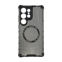 Qi2 Upgrade 3er Cover Set für Samsung Galaxy S25 Ultra, frosted grau