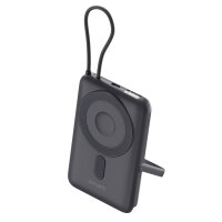 Wireless Powerbank Enterprise Pocket 10000mAh 22.5W, Qi2 ready, spacegrau