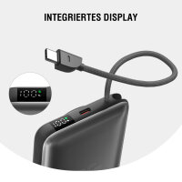 Wireless Powerbank Enterprise Pocket 10000mAh 22.5W, Qi2 ready, spacegrau