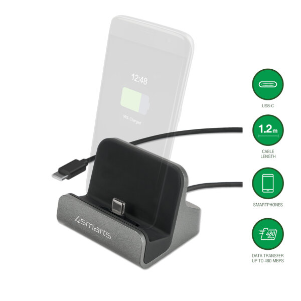 Charging Station VoltDock USB-C 60W, grey