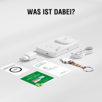 Qi2 Ladestation Trident mit Charger für Apple Watch, weiß