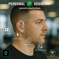 Open-Ear Bluetooth Headset SkyBuds AI Screen, beige