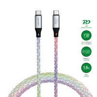 USB-C Cable RGBCord 60W 1,5m