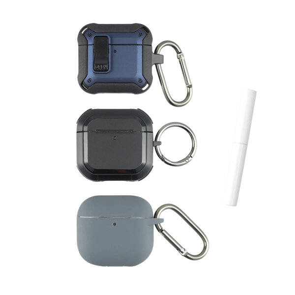 Case Set Alpha für AirPods 4, 3 Stück