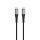 USB-C Kabel PrimeCord 60W 1,5m, schwarz gun