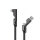 USB-C Cable ComboCord Flat Right Angle 240W, 1,5m, graphit