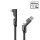 USB-C Cable ComboCord Flat Right Angle 240W, 1,5m, graphit