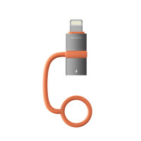 Adapter USB-C to Lightning PD 27W, 2pcs. Set, grey