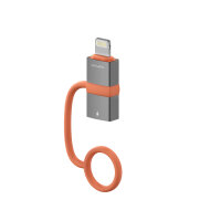 Adapter USB-C to Lightning PD 27W, 2pcs. Set, grey