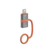 Adapter USB-C to Lightning PD 27W, 2pcs. Set, grey