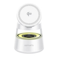 Qi2 Charging Station Aura Sound, weiß