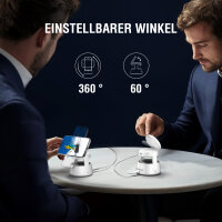 Qi2 Charging Station Aura Sound, weiß