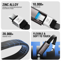 USB4 Kabel Enterprise Storage 240W 6cm, graphit