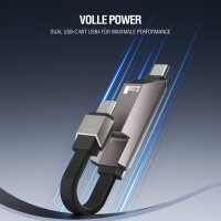 USB4 Kabel Enterprise Storage 240W 6cm, graphit