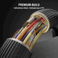 USB4 HDMI Kabel ComboCord 240W 1.5m, schwarz