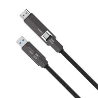 USB4 HDMI Kabel ComboCord 240W 1.5m, schwarz