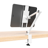 Tisch Halterung ErgoFix H9 f&uuml;r Smartphones und Tablets wei&szlig;