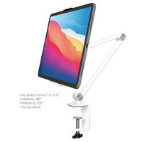 Desk Holder ErgoFix H9 for Smartphones and Tablets white