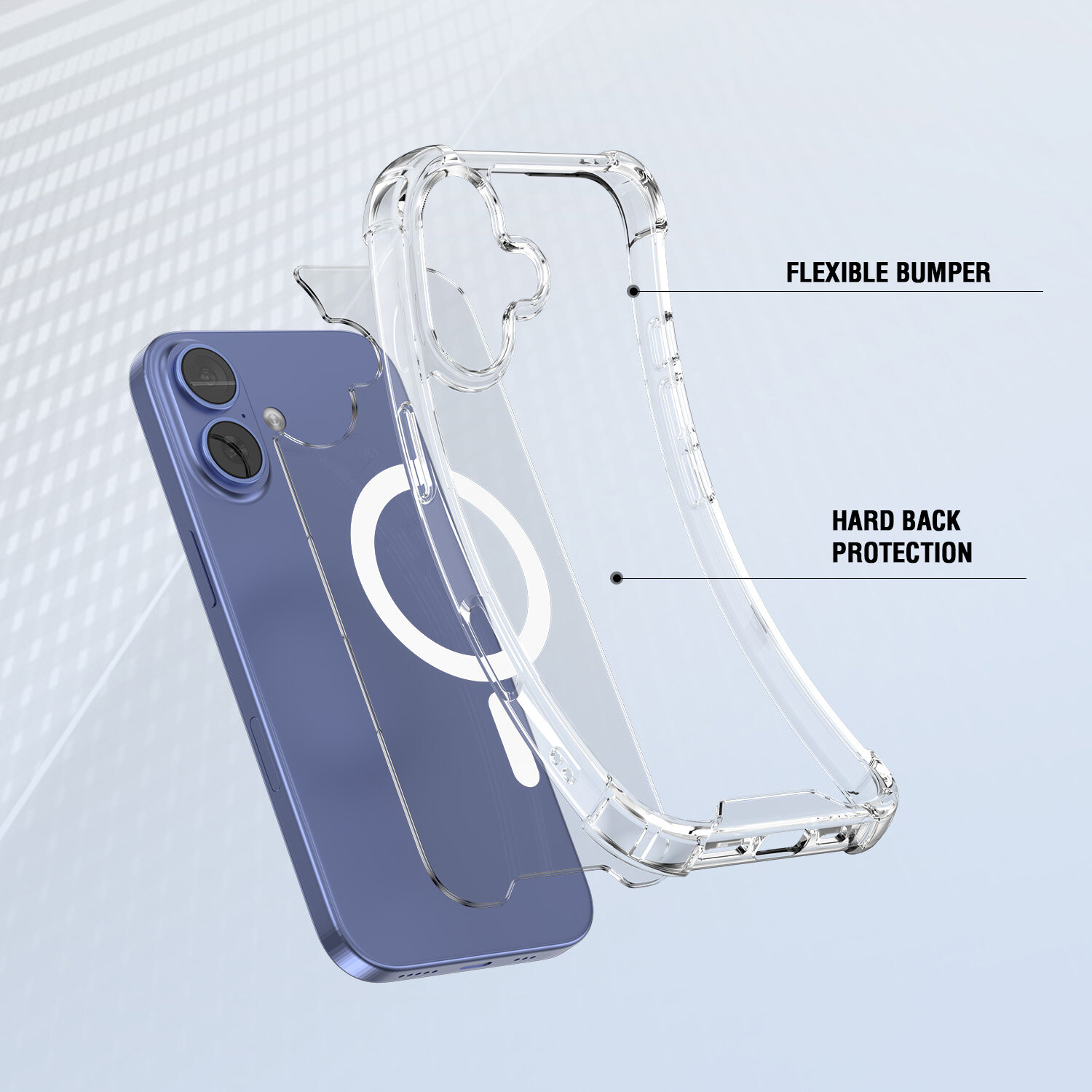 Das 4smarts Hybrid Case Ibiza for Apple iPhone 17 ist nicht nur MagSafe kompatibel, sondern auch sehr robust und stoßfest nach Military Grade Protection.