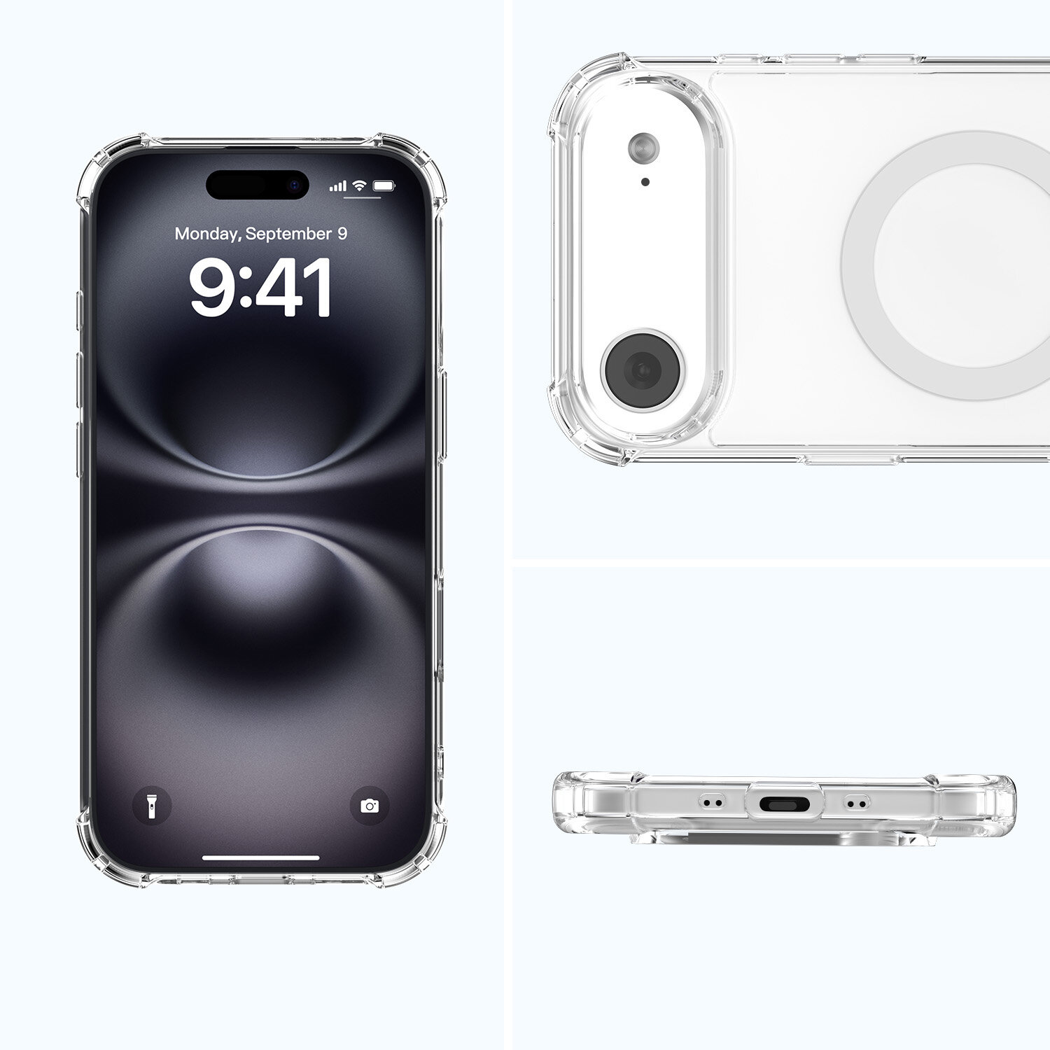 Das 4smarts Hybrid Case Ibiza für Apple iPhone Air ist eine glasklare Schutzhülle, die das elegante und makellose Design des Geräts bewahrt.