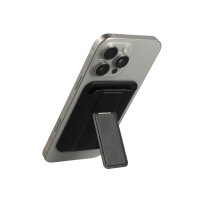 Universal Magnet Wallet mit Kickstand, schwarz