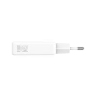 Wall Charger PDPlug Slim Dual 65W GaN 2C, white