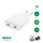 Wall Charger PDPlug Slim Dual 65W GaN 2C, white