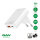 Netzladegerät FlatPlug Duos 20W GaN 1C+1A, weiß
