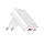 Netzladegerät FlatPlug Duos 20W GaN 1C+1A, weiß