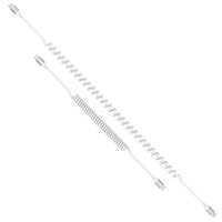 USB-C Spiralkabel 100W, weiß