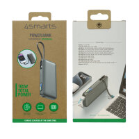 Powerbank Enterprise mit integriertem USB-C Kabel 20000mAh 165W, spacegrau