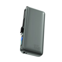 Powerbank Enterprise mit integriertem USB-C Kabel 20000mAh 165W, spacegrau