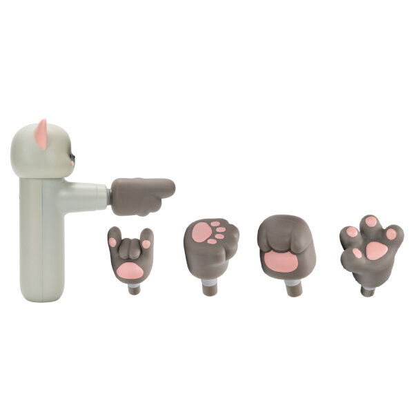ACECOOL Handmassagegerät Katze, hellgrau
