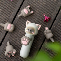 ACECOOL Handmassagegerät Katze, hellgrau
