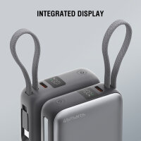 Powerbank Pocket Dual Cord 10000mAh 22.5W, spacegrau