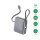 Powerbank Pocket Dual Cord 10000mAh 22.5W, spacegrau