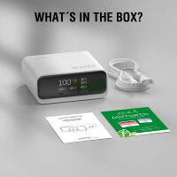 Desk Charger GaN Screen 100W 3C+2A, weiß