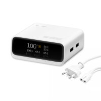 Desk Charger GaN Screen 100W 3C+2A, weiß